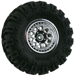 RPM 82223 Revolver Chrome Crawler Wheels - Narrow