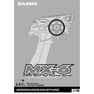 Sanwa MANUAL-MX6 Bedienungsanleitung Deutsch MX6