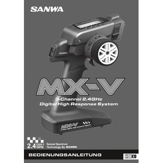 Sanwa MANUAL-MXV Bedienungsanleitung Deutsch MXV