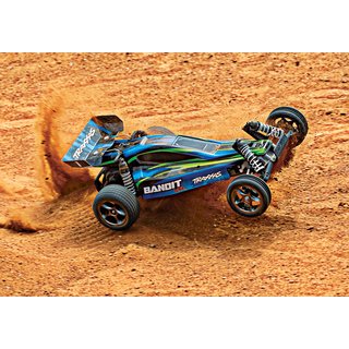 Traxxas  24076-4BLUE  Bandit  VXL blau BL 2.4GHz ohne Akku/Lader