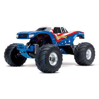 Traxxas 36084-1RWB BIGFOOT Rot/Wei/Blau-Edition RTR +12V-Lader+Akku