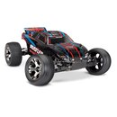 Traxxas  37076-4RED  Rustler VXL rot BL ohne Akku/Lader