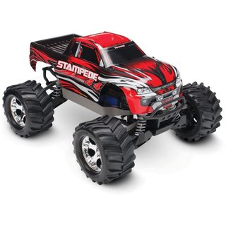 Traxxas 67054-1RED Stampede 4x4 rot RTR +12V-Lader+Akku