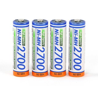 Panasonic NiMH 2700mAh Akku AA Mignon Blister (4Stk.)
