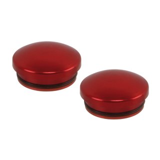 EDS-199012 Aluminium Endkappe 18mm Rot (2 Stk.)