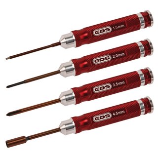 EDS-290951 Mini Tool Set Innensechskant 1.5 / Kreuz 2.0 & 3.5 / Sechska