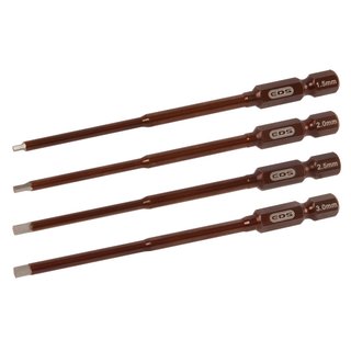 EDS-500902 Power Tool Set Innensechskant 1.5 / 2.0 / 2.5 / 3.0 x 100mm