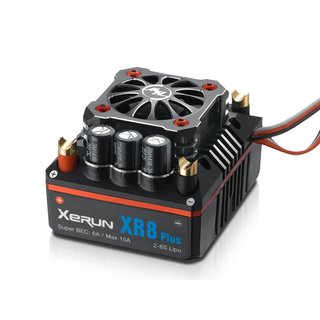 Hobbywing 30113300 Xerun XR8 Plus Brushless Regler 150A, 2-6s LiPo, BEC 6A