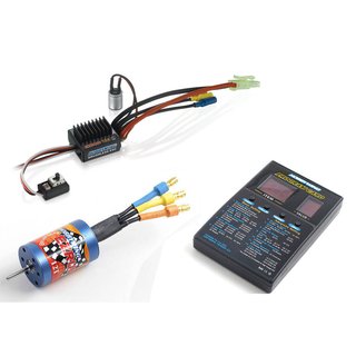 Hobbywing 81030000 Ezrun SL18 Combo mit 2030-12T und Card Brushless fr 1:18