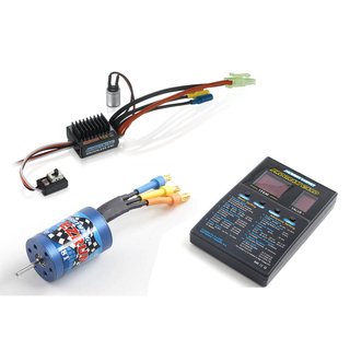 Hobbywing 81030010 Ezrun SL18 Combo mit 2030-18T und Card Brushless fr 1:18