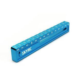 SkyRC SK600069-16 Bodenabstandslehre 4.0-6.6mm Blau