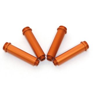 STRC STA30122O Gefrste Dmpfergehuse Alu fr AX10 Dmpfer (4 Stk.) Orange