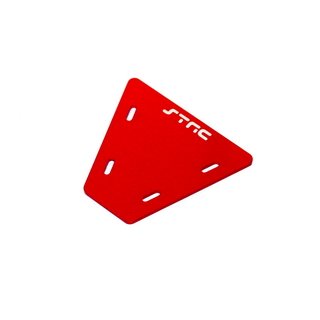 STRC STA30497R Gefrste Alu Elektronik Platte fr Axial AX10 (Rot)