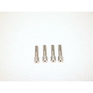 STRC STA80005S Alu Karossarie Steher fr AX10 (4 Stk.) Silber