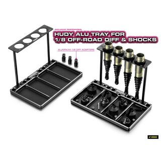 Alu Schale fr Off Road 1/8 Diff & Dmpfer