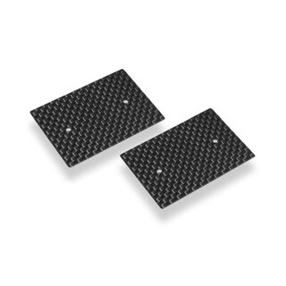 Kohlefaser Heckflgelseitenplatte 0,5mm - 1/10 Nitro (2)