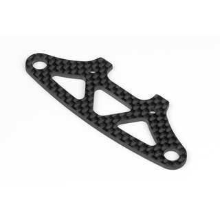 Xray  301213 UPPER HOLDER FOR BUMPER - 2.5 MM GRAPHITE - CNC MACHINED