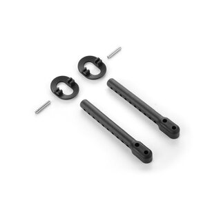Karosseriebefestigungsset 6mm, hinten einstellbar