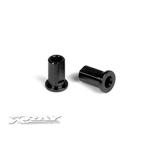 Xray  302033-K ALU NUT FOR SUSP. HOLDER - BLACK (2)