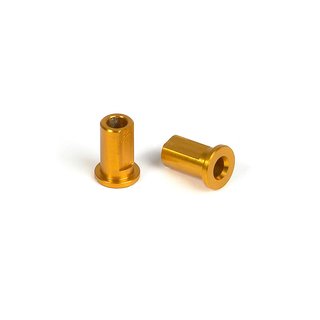 Xray  302033-O ALU NUT FOR SUSP. HOLDER - ORANGE (2)