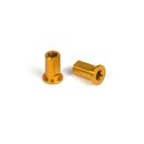 Xray  302033-O ALU NUT FOR SUSP. HOLDER - ORANGE (2)
