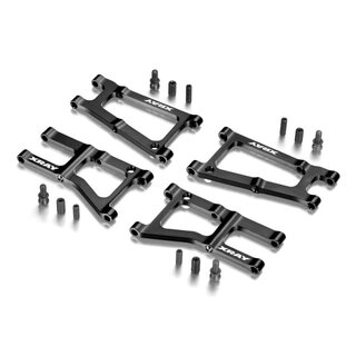 Alu Querlenker vorne und hinten 1-Loch SWISS 7075 T6 (2+2)