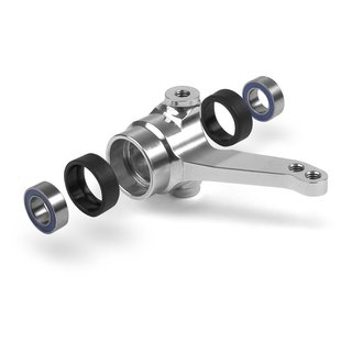 Xray  302256 ALU STEERING BLOCK WITH BEARINGS - ORANGE
