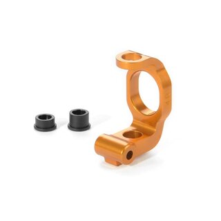Achsschenkel C-HUB - Nachlauf 4 , vorne rechts, Alu Orange