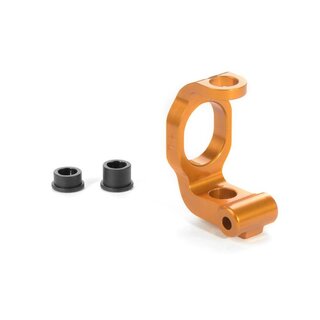 Achsschenkel C-HUB - Nachlauf 4 , vorne links, Alu Orange