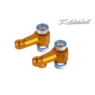 Xray  302525 ALU DUAL SERVO SAVER ARM + BALL-BEARINGS (2)