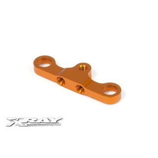 Xray  302546-O T4 ALU STEERING PLATE 8MM FOR DUAL SERVO SAVER - ORANGE