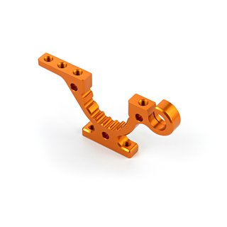 Xray  302762-O T419 ALU LOWER ADJUSTMENT BULKHEAD - FRONT R / REAR L - ORANGE