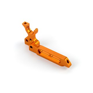 Xray  303006-O T419 ALU MOTOR MOUNT - ORANGE