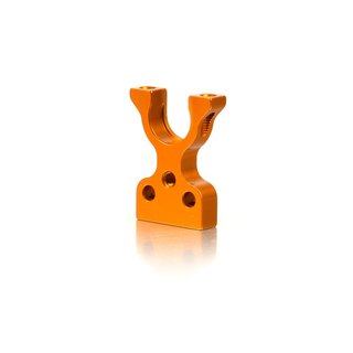 Xray  303056-O T4 ALU LAYSHAFT BULKHEAD CLOSED L/R - ORANGE