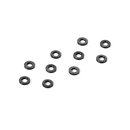 Xray  303121-K ALU SHIM 3x6x0.5MM - BLACK (10)