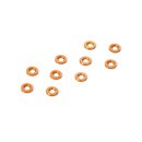 Xray  303121-O ALU SHIM 3x6x0.5MM - ORANGE (10)