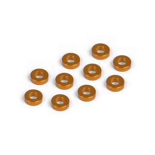 Xray  303123-O ALU SHIM 3x6x2.0MM - ORANGE (10)