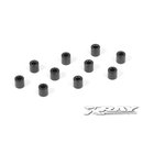 Xray  303128-K ALU SHIM 3x6x6.0MM - BLACK (10)