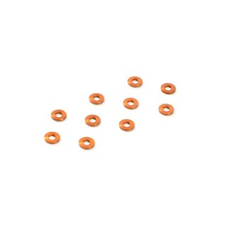 Xray  303136-O ALU SHIM 3x7x1.0MM - ORANGE (10)