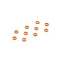 Xray  303136-O ALU SHIM 3x7x1.0MM - ORANGE (10)