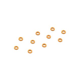 Xray  303141-O ALU SHIM 3x5x1.0MM - ORANGE (10)