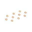 Xray  303142-O ALU SHIM 3x5x0.5MM - ORANGE (10)