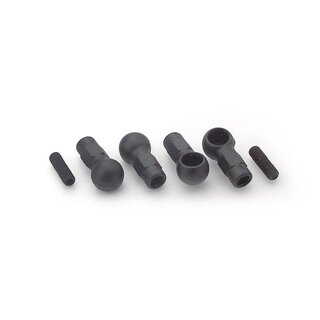 Kugelpfanne 5mm, kurz, Kunststoff