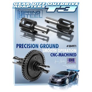 Xray  304971 GEAR DIFF OUTDRIVE ADAPTER -  SPRING STEEL? (2)