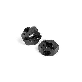 Xray 305350-K ALU WHEEL HUB - BLACK (2)