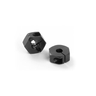 Sechskantradaufnahme - Achsversatz +0,75mm, Alu schwarz