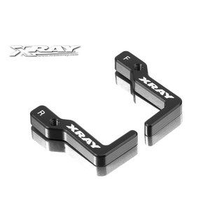 Xray  306186 ALU LIPO BATTERY BACKSTOP (F+R)