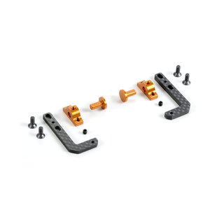 Xray  306191 T4 GRAPHITE + ALU FULLY ADJUSTABLE BATTERY HOLDER