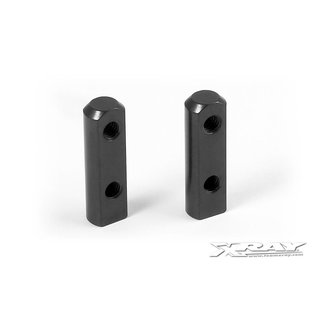 Xray  306200-K ALU SERVO MOUNT - BLACK (2)