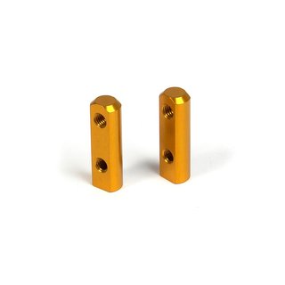 Xray  306200-O ALU SERVO MOUNT - ORANGE (2)